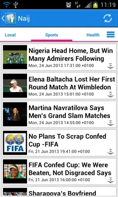 Nigeria News android App screenshot 5